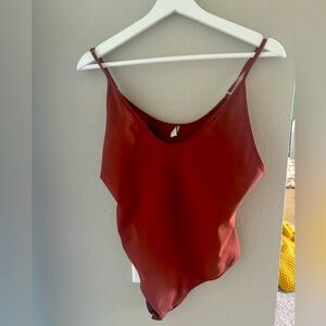 Free people rust body suit
